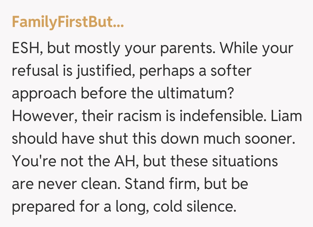 Comentariu de la FamilyFirstBut...