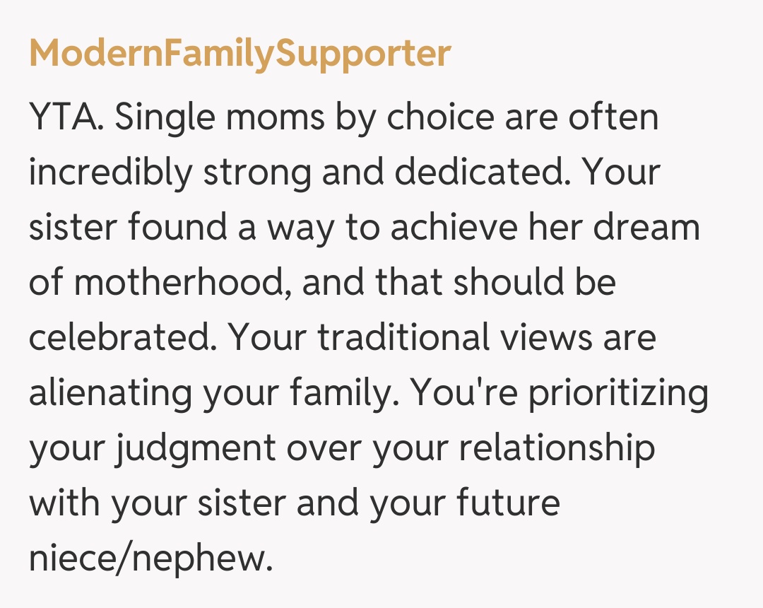 Comentariu de la ModernFamilySupporter