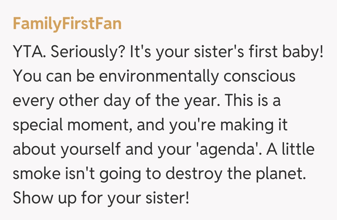 Comentariu de la FamilyFirstFan
