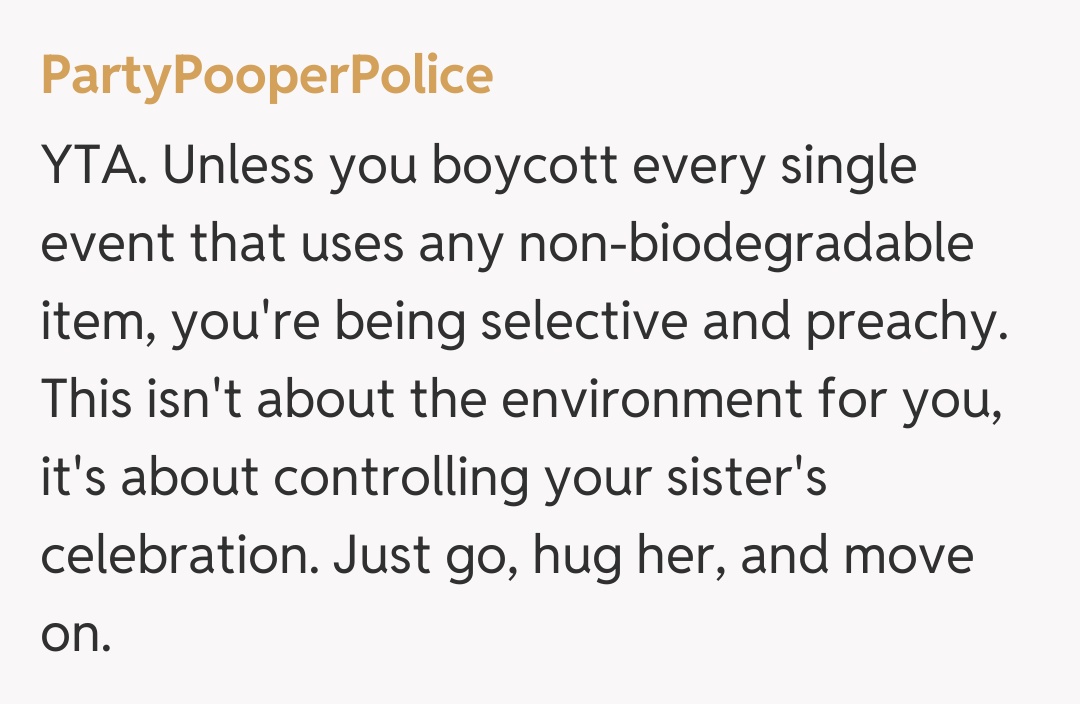 Comentariu de la PartyPooperPolice