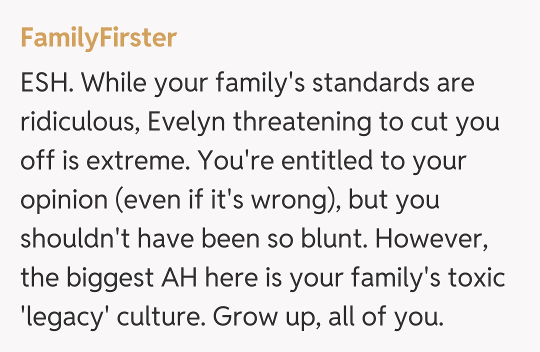 Comentariu de la FamilyFirster