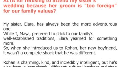 Photo of AITA for refusing to attend my sister’s wedding because her groom is “too foreign” for our family values?