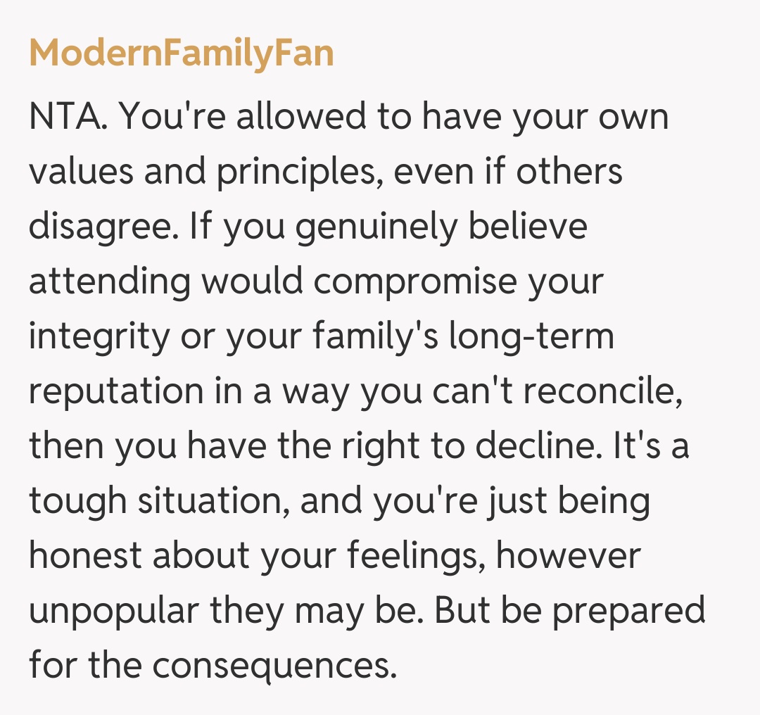 Comentariu de la ModernFamilyFan