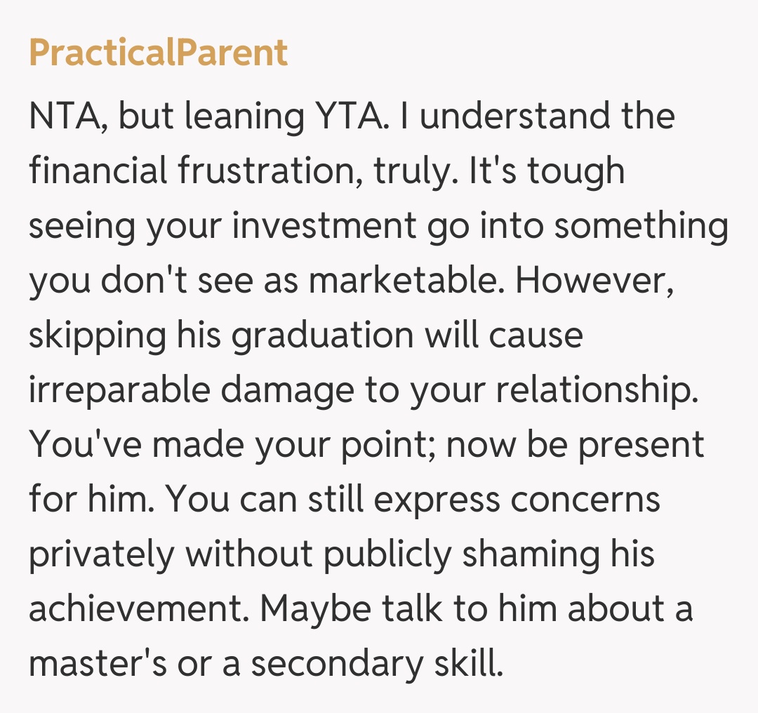 Comentariu de la PracticalParent