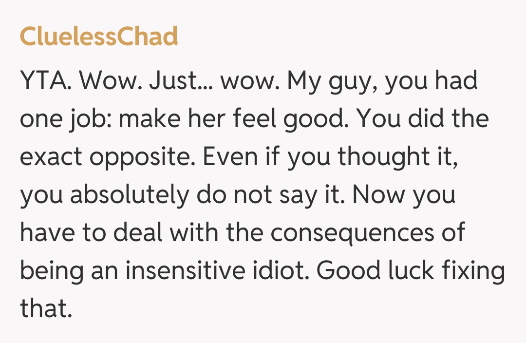 Comentariu de la CluelessChad