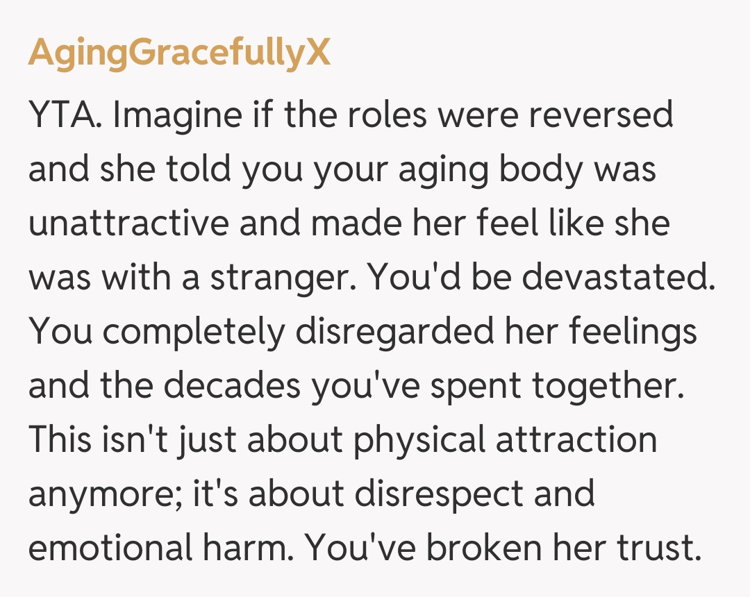 Comentariu de la AgingGracefullyX