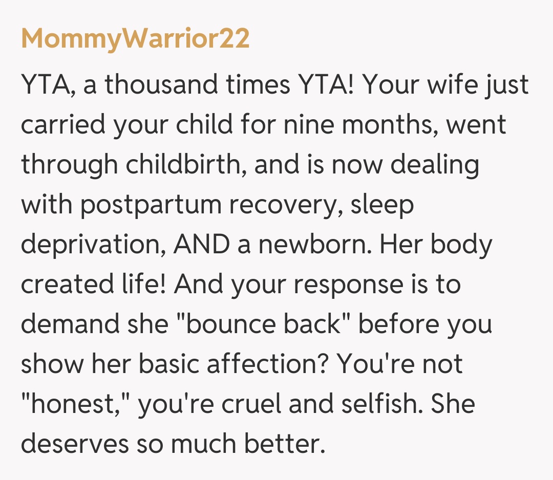 Comentariu de la MommyWarrior22