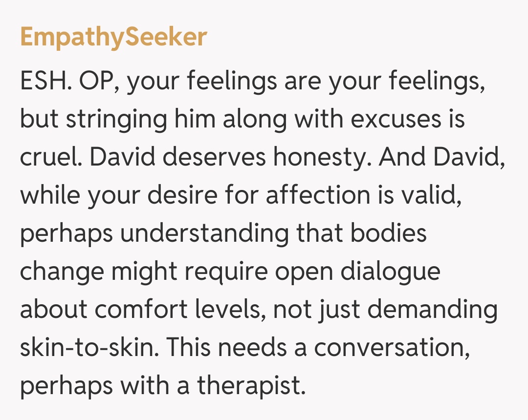 Comentariu de la EmpathySeeker