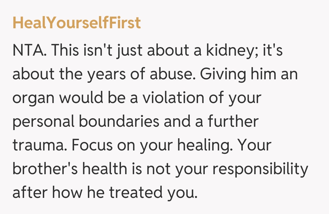 Comentariu de la HealYourselfFirst
