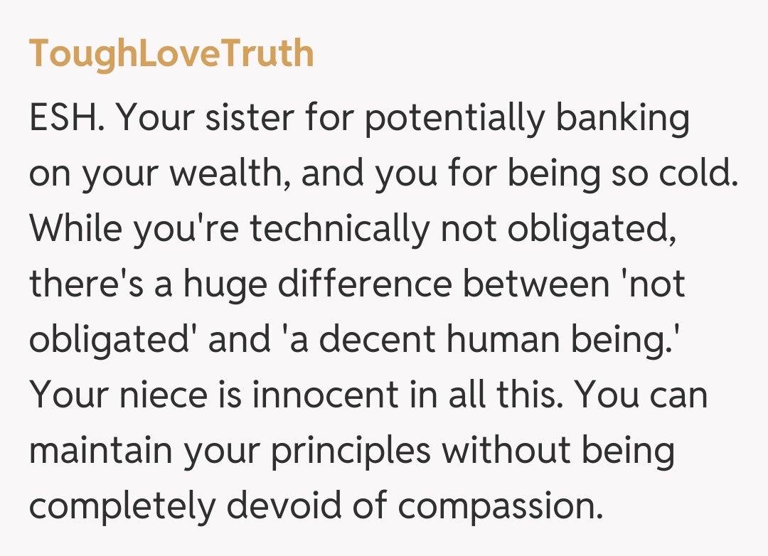 Comentariu de la ToughLoveTruth