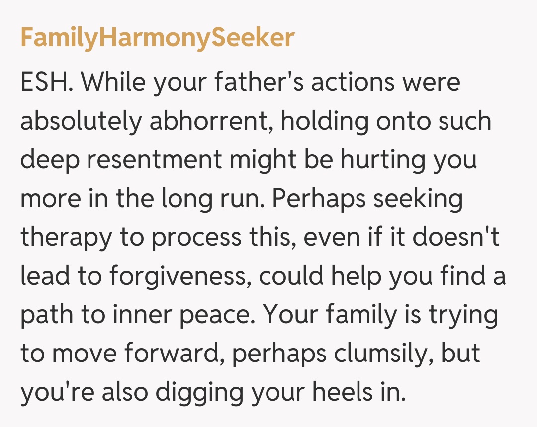 Comentariu de la FamilyHarmonySeeker