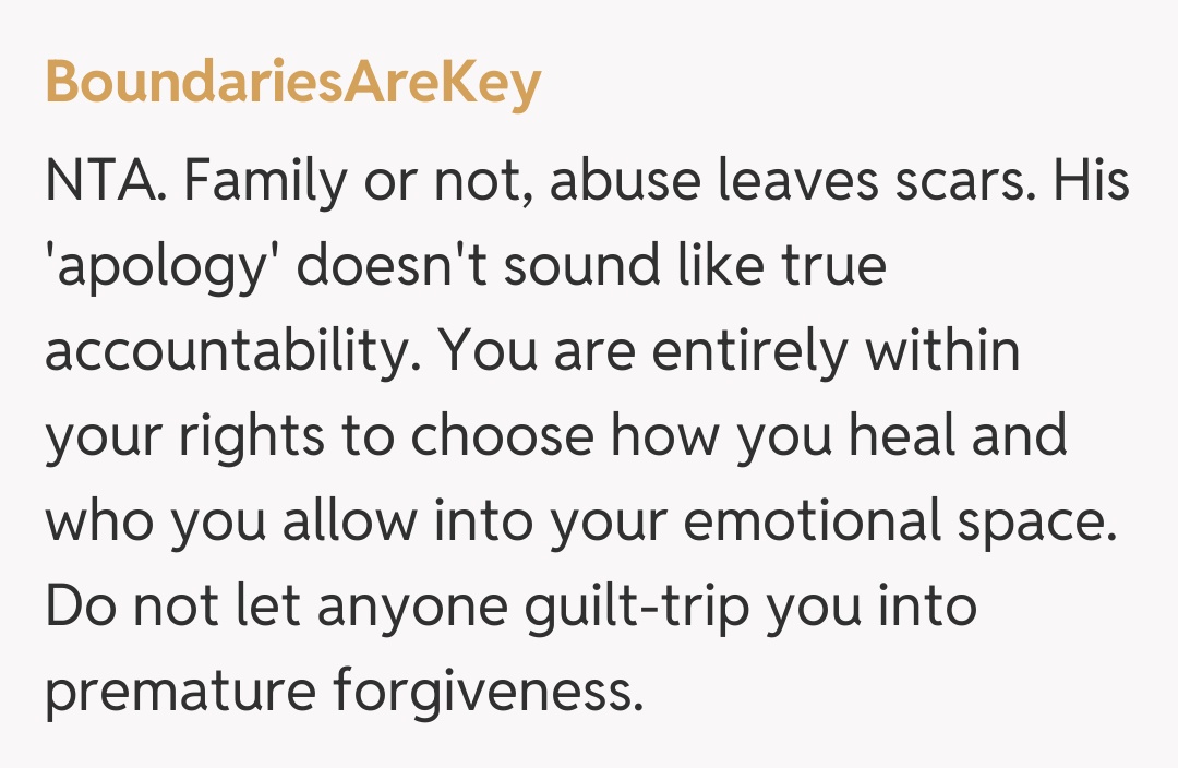 Comentariu de la BoundariesAreKey