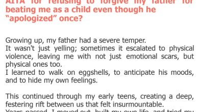 Photo of AITA for refusing to forgive my father for beating me as a child even though he “apologized” once?