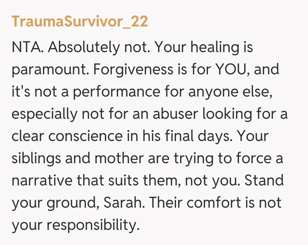 Comentariu de la TraumaSurvivor_22