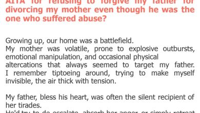 Photo of AITA for refusing to forgive my father for divorcing my mother even though he was the one who suffered abuse?