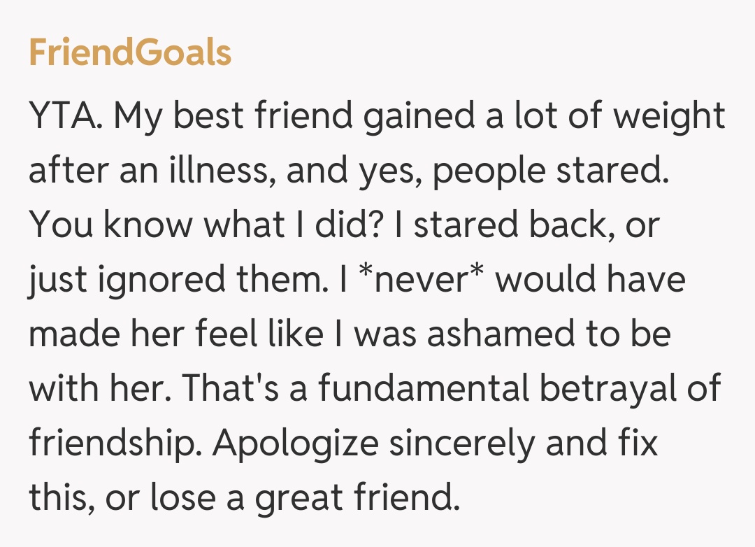 Comentariu de la FriendGoals