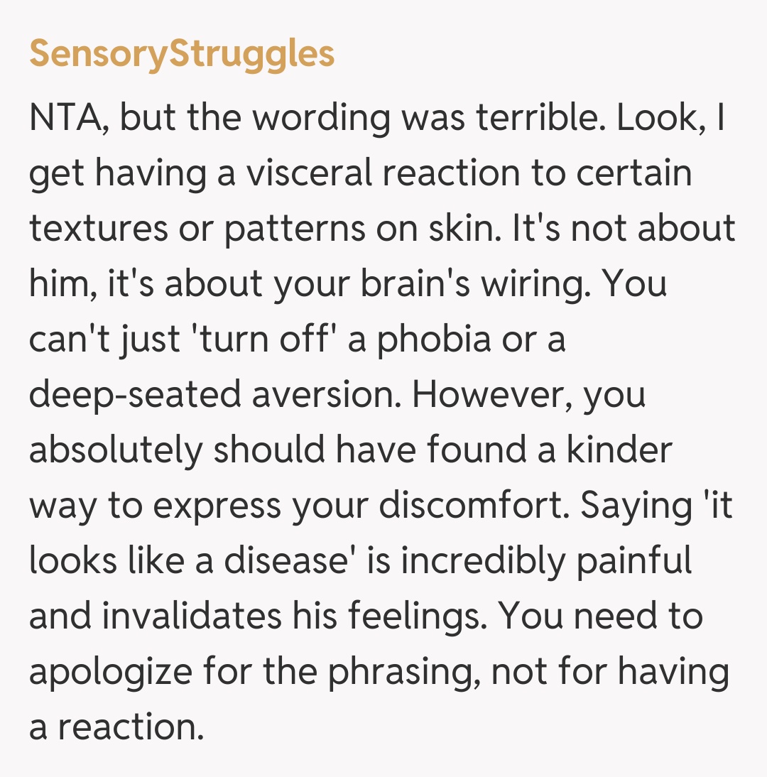 Comentariu de la SensoryStruggles