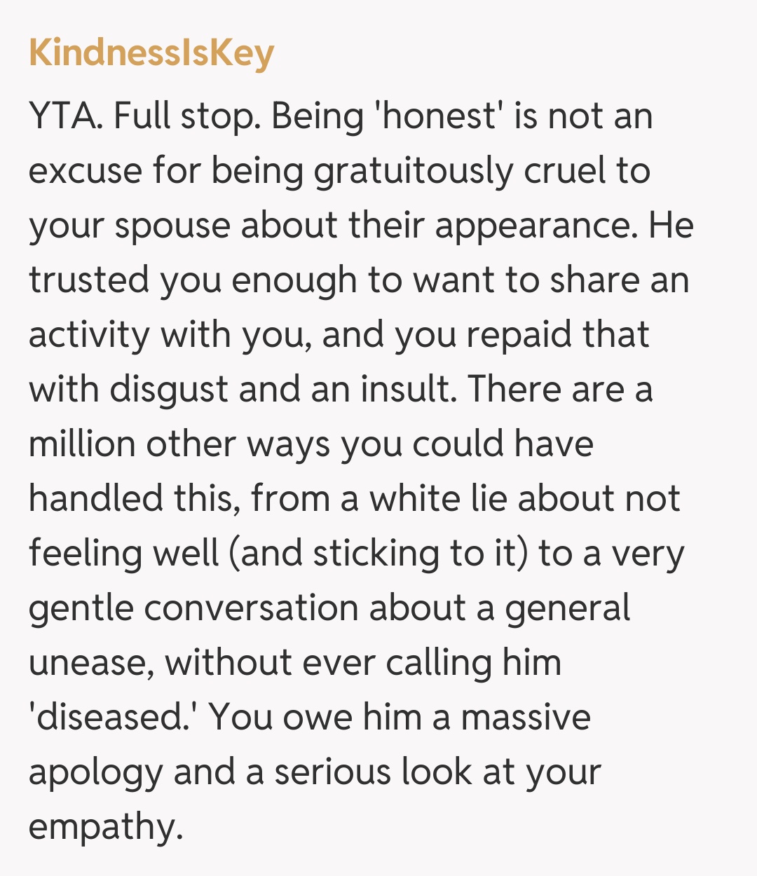 Comentariu de la KindnessIsKey