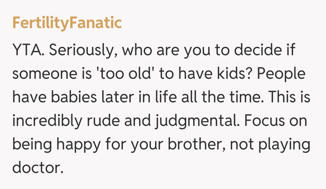 Comentariu de la FertilityFanatic