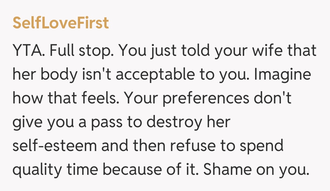 Comentariu de la SelfLoveFirst