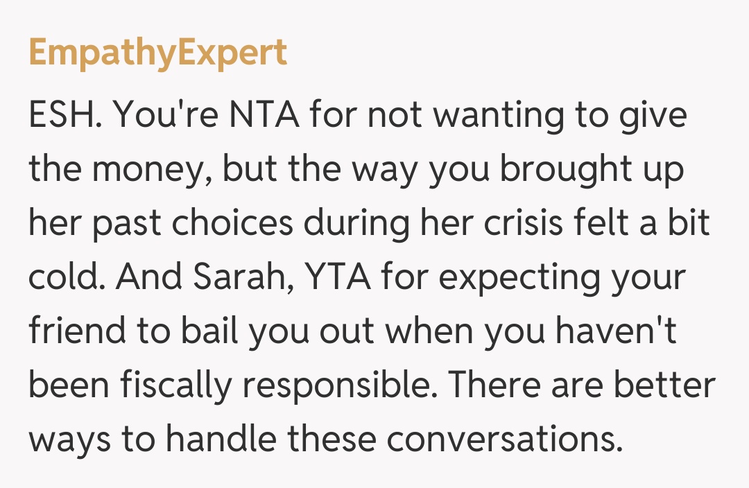 Comentariu de la EmpathyExpert