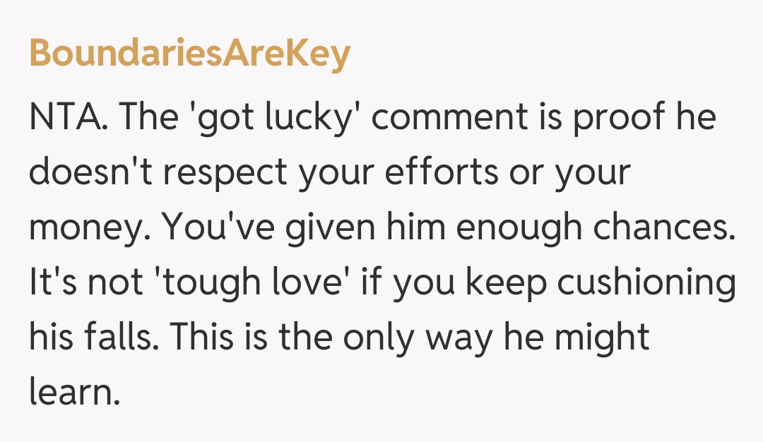 Comentariu de la BoundariesAreKey