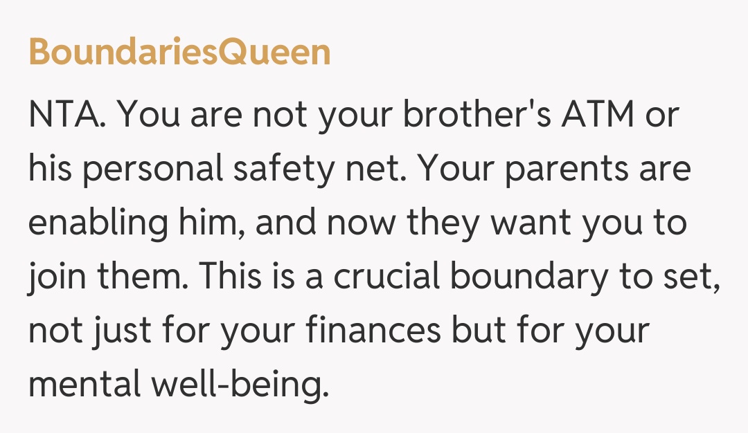 Comentariu de la BoundariesQueen