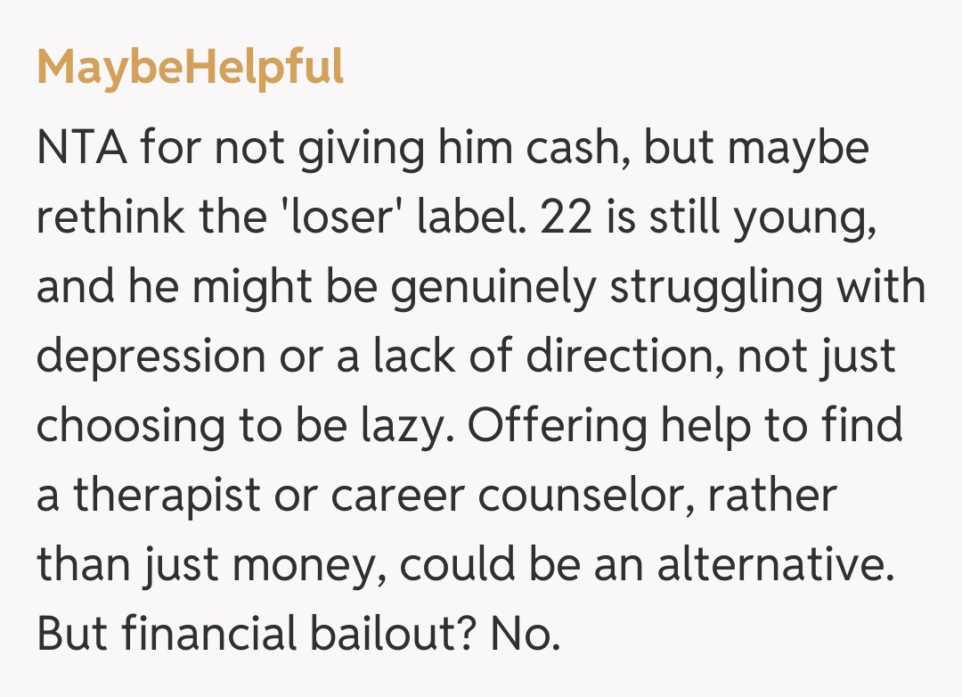 Comentariu de la MaybeHelpful