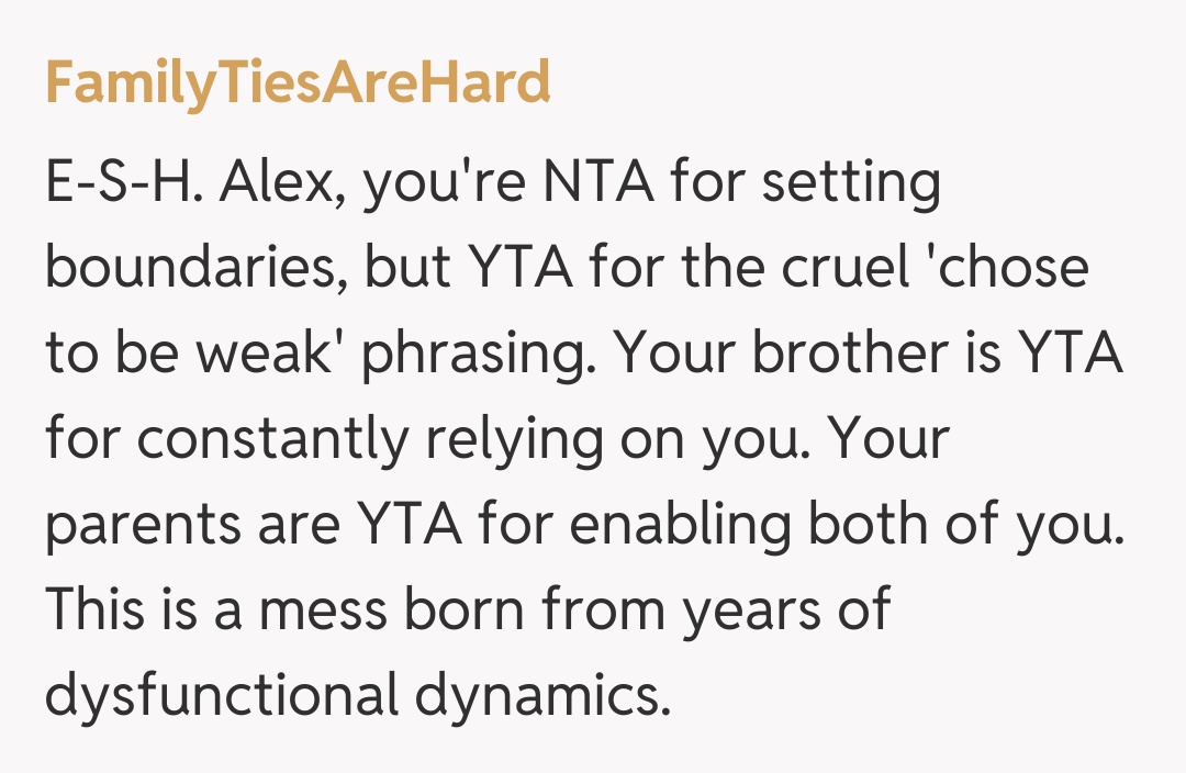 Comentariu de la FamilyTiesAreHard