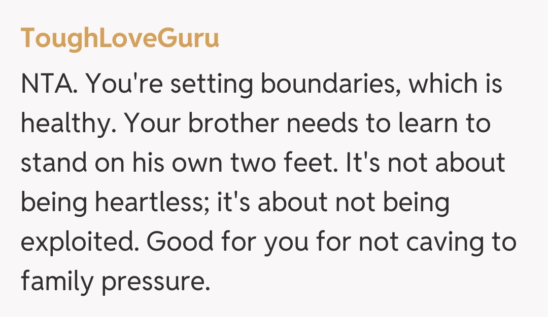 Comentariu de la ToughLoveGuru