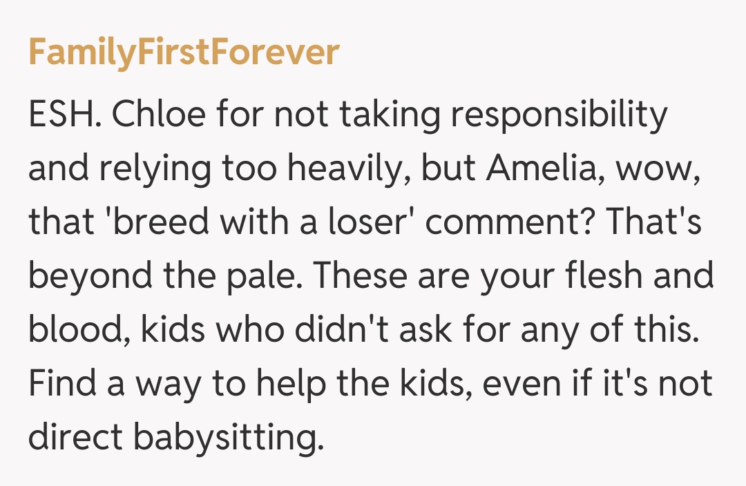 Comentariu de la FamilyFirstForever