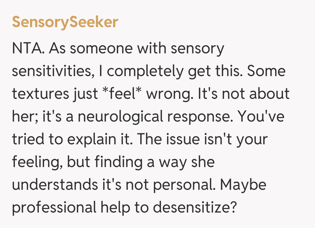 Comentariu de la SensorySeeker