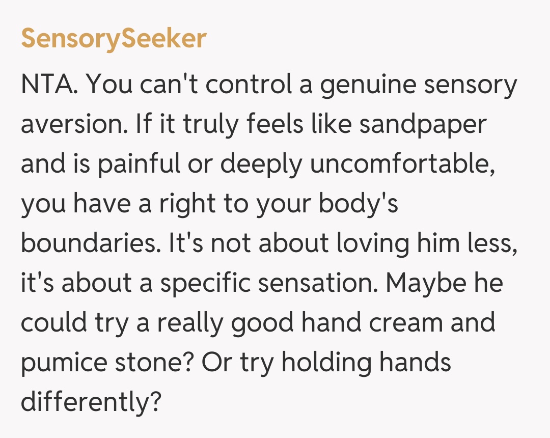 Comentariu de la SensorySeeker