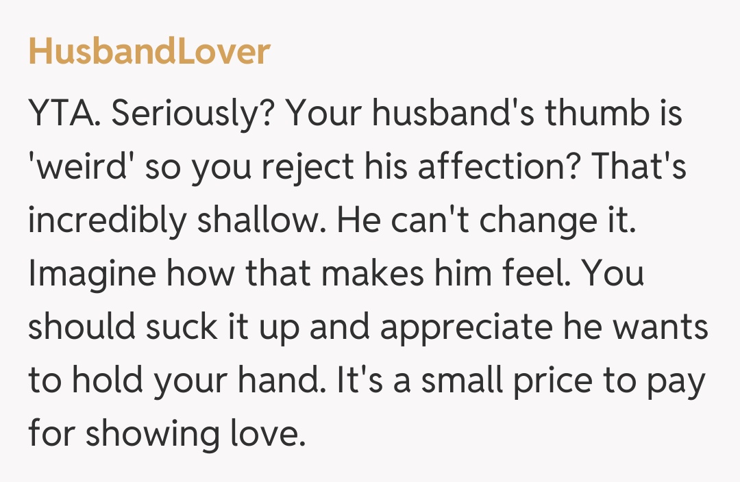 Comentariu de la HusbandLover