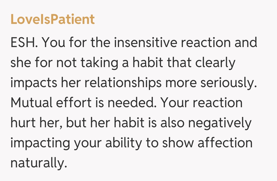 Comentariu de la LoveIsPatient