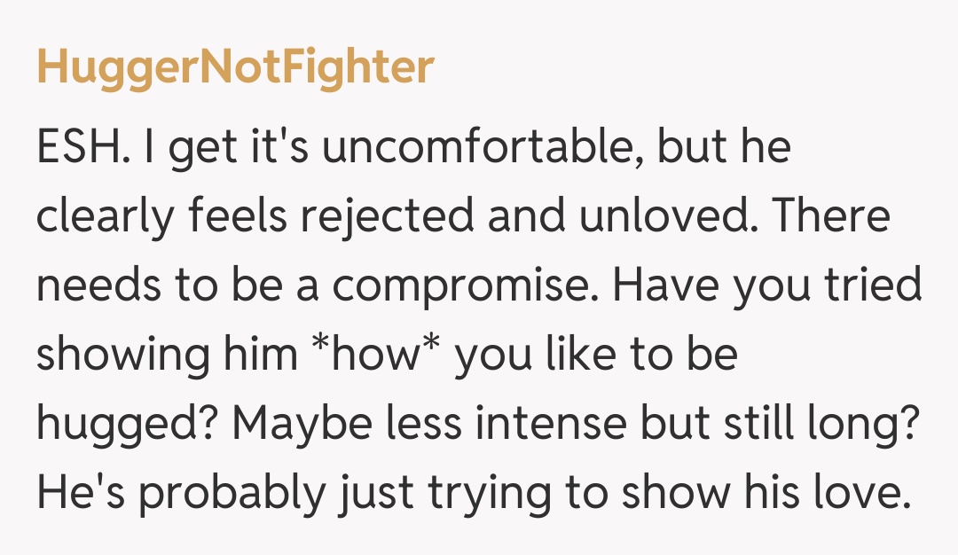 Comentariu de la HuggerNotFighter