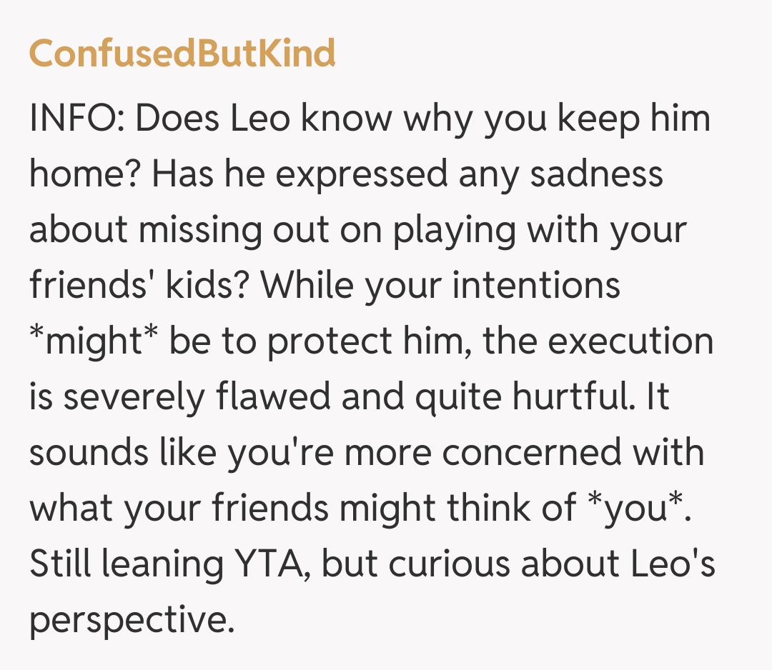 Comentariu de la ConfusedButKind