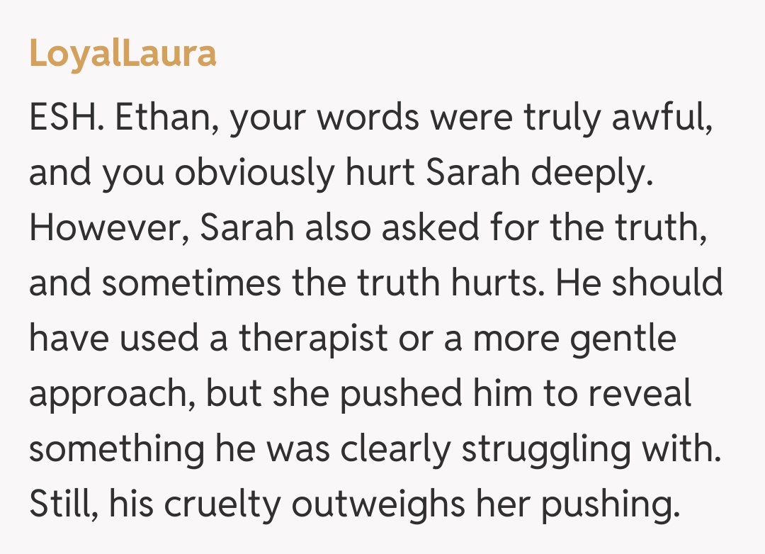 Comentariu de la LoyalLaura