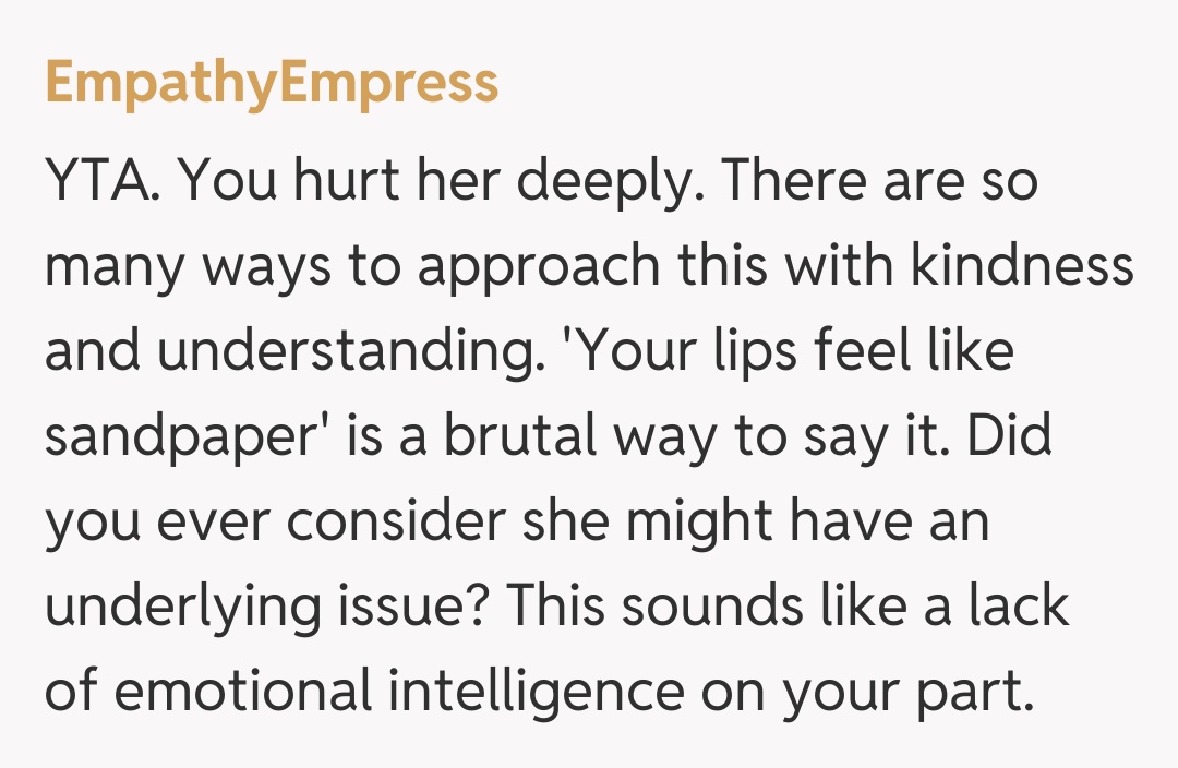 Comentariu de la EmpathyEmpress