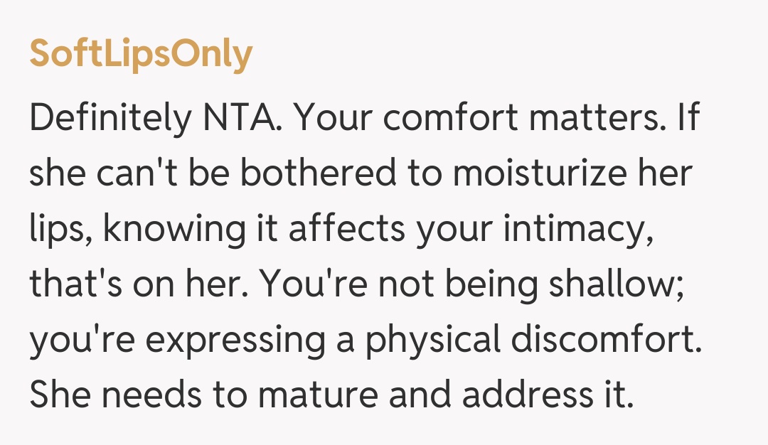 Comentariu de la SoftLipsOnly