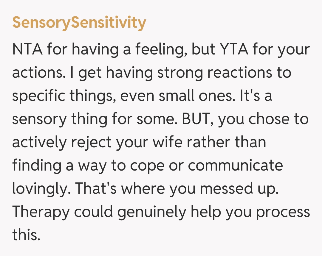 Comentariu de la SensorySensitivity