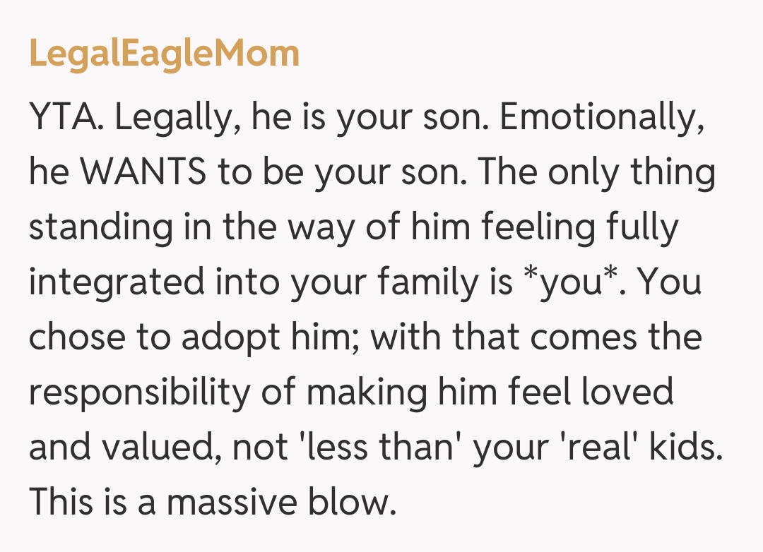 Comentariu de la LegalEagleMom