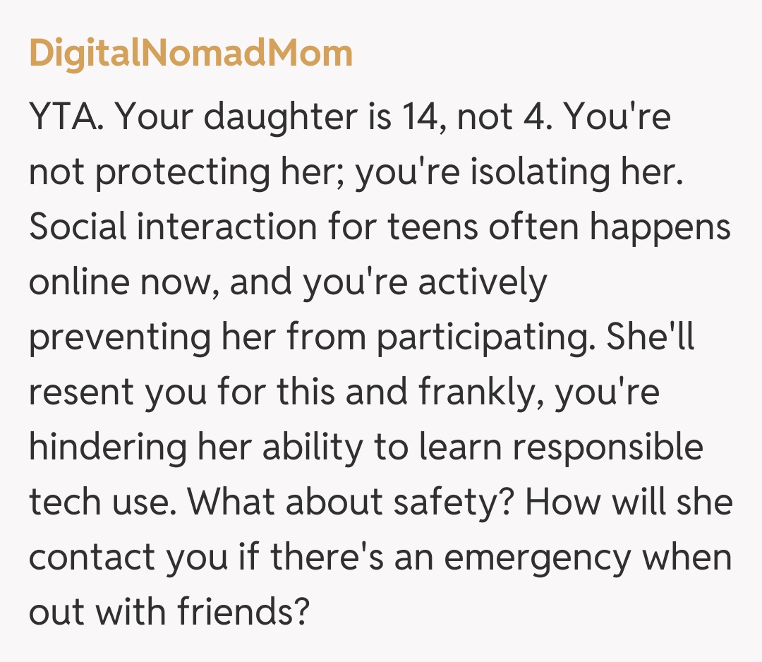 Comentariu de la DigitalNomadMom