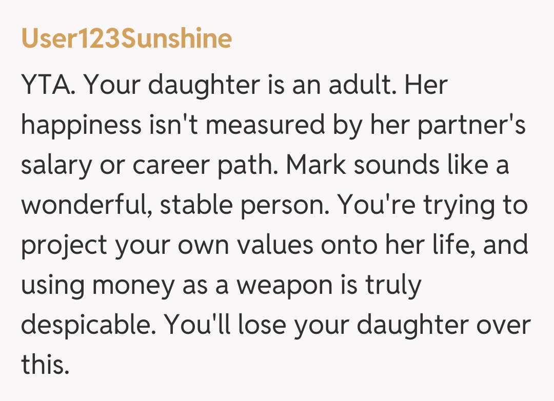 Comentariu de la User123Sunshine