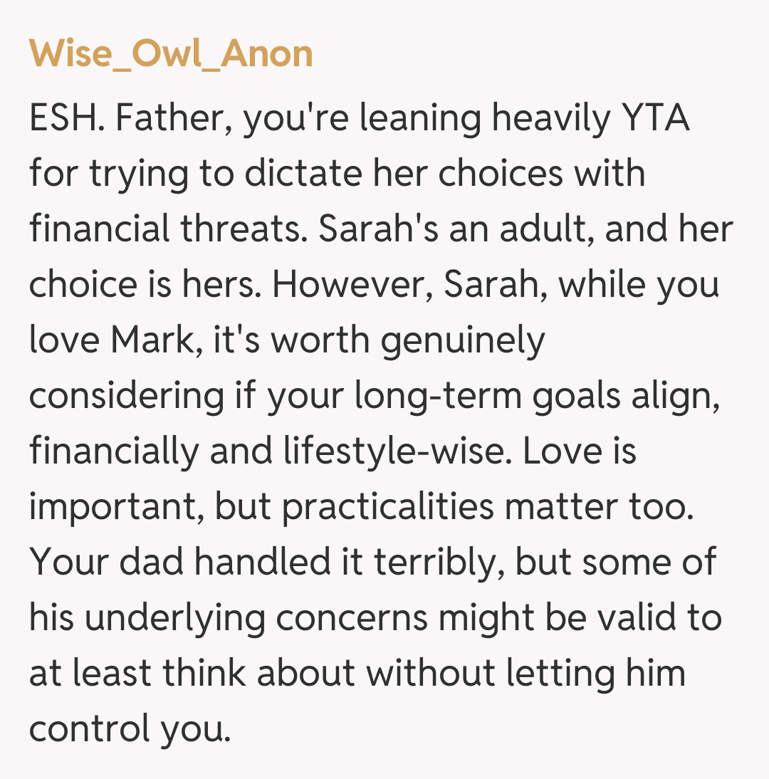 Comentariu de la Wise_Owl_Anon