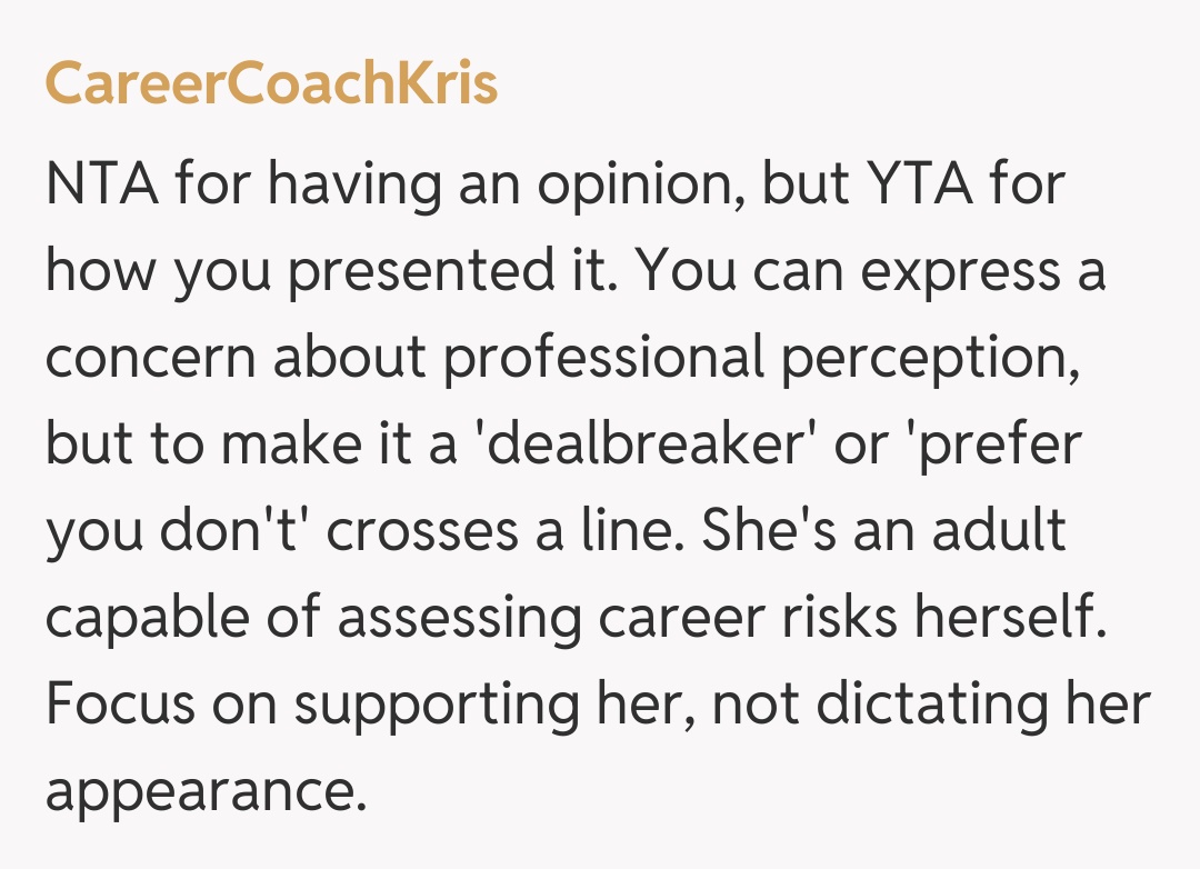 Comentariu de la CareerCoachKris