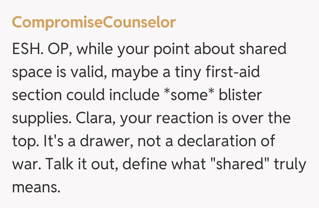 Comentariu de la CompromiseCounselor