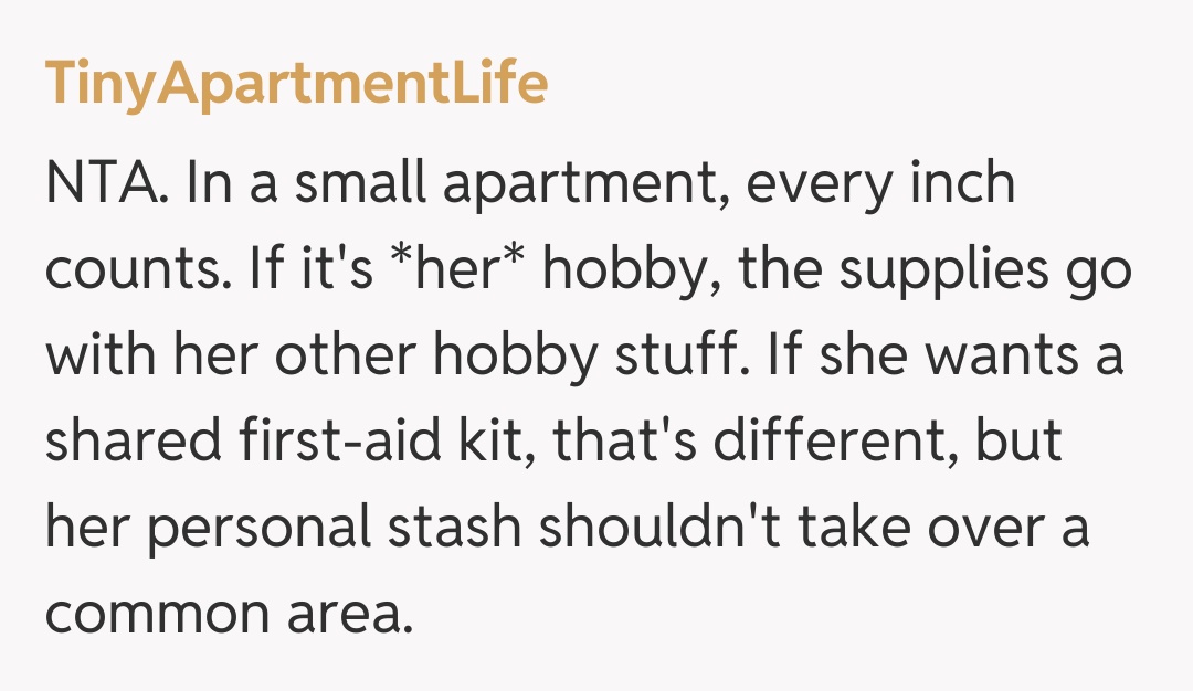 Comentariu de la TinyApartmentLife