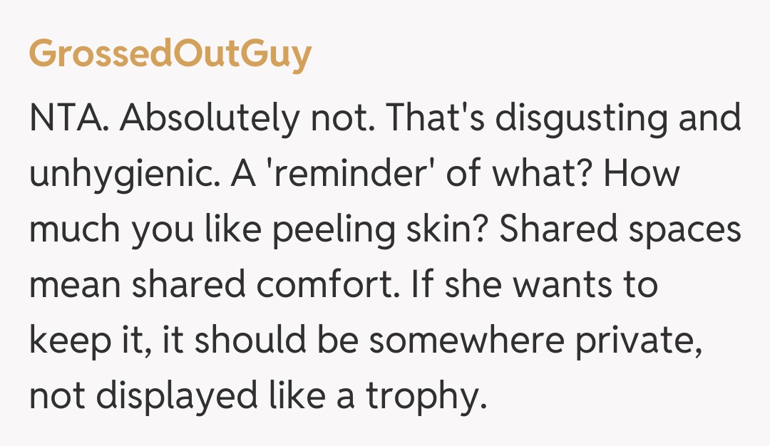 Comentariu de la GrossedOutGuy