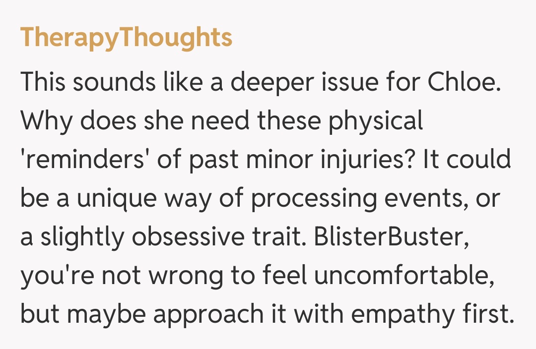 Comentariu de la TherapyThoughts